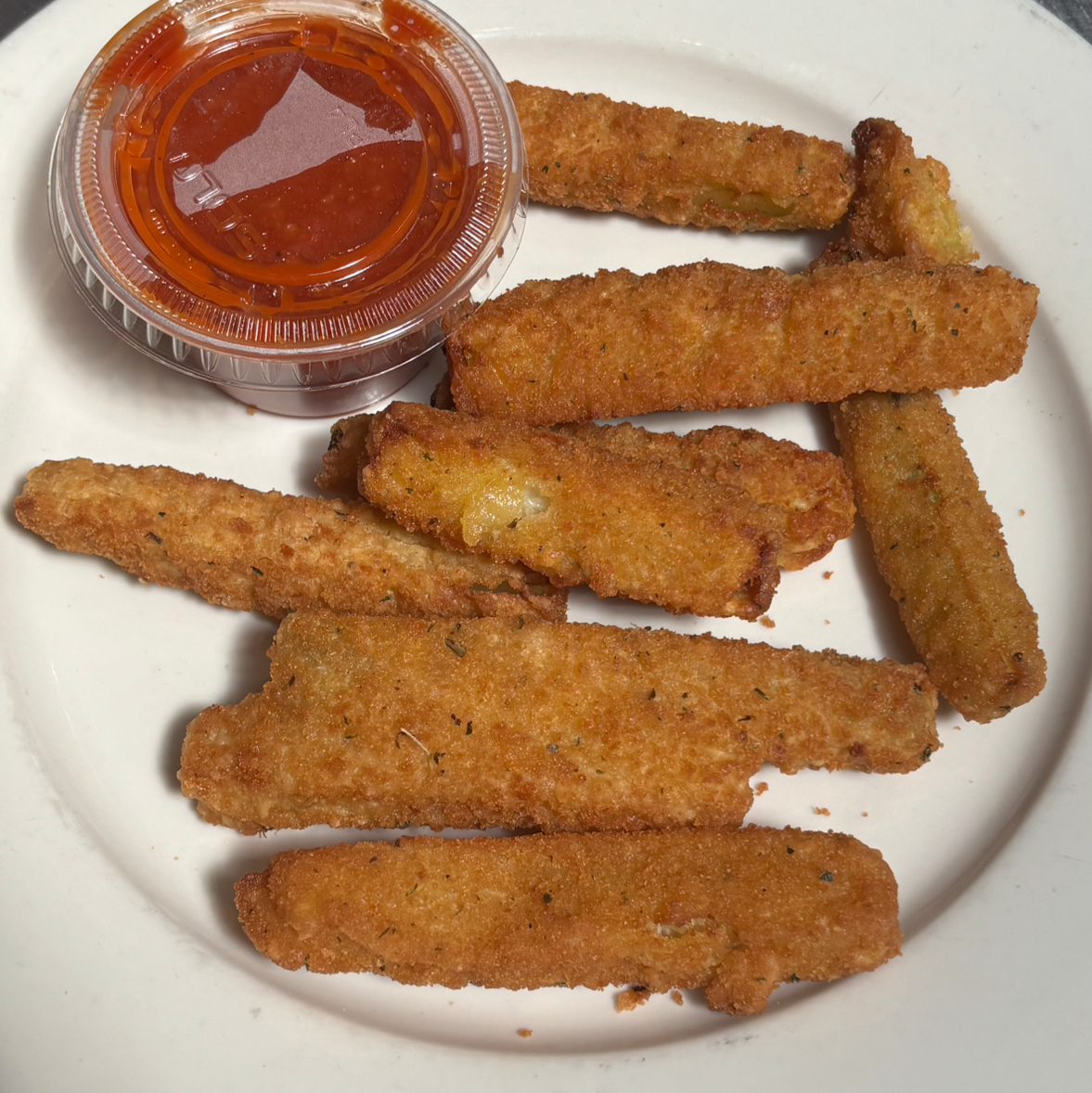 Fried Zucchini Stix.