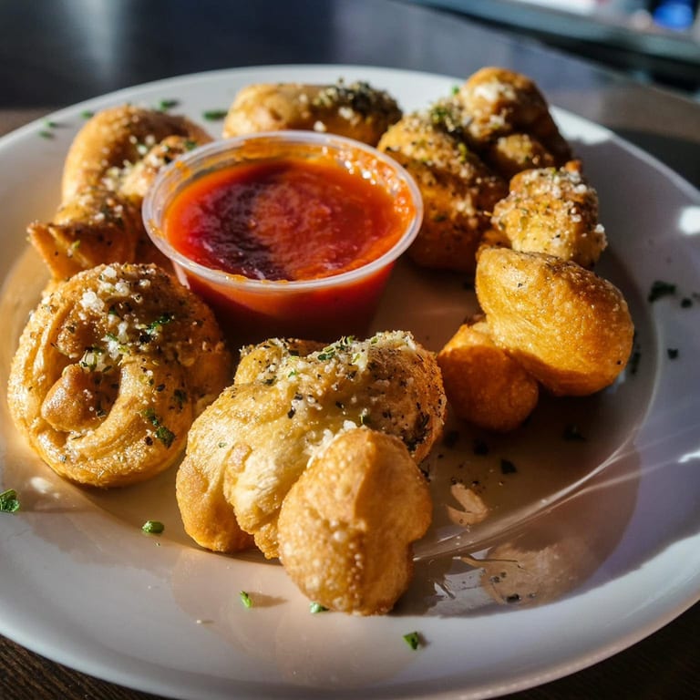 Delicious garlic knots