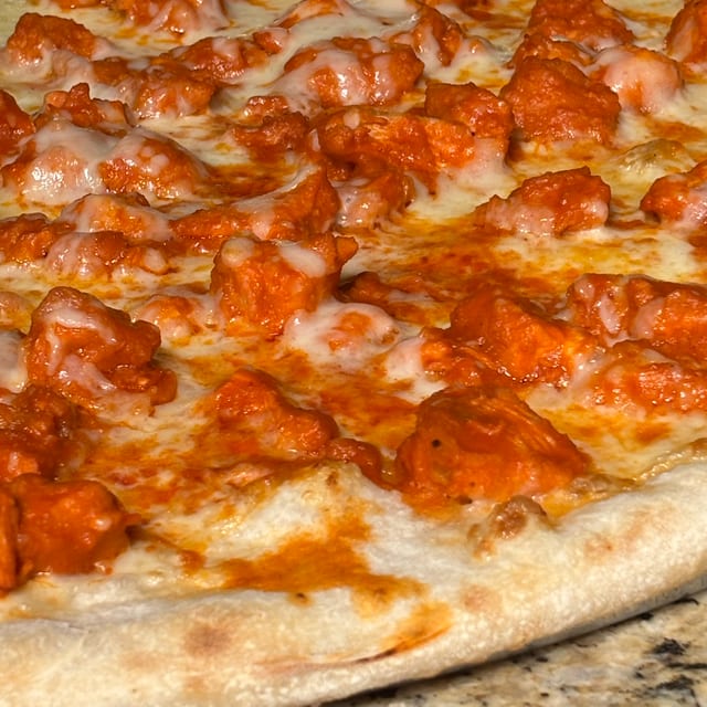 Buffalo Chicken Pizza.