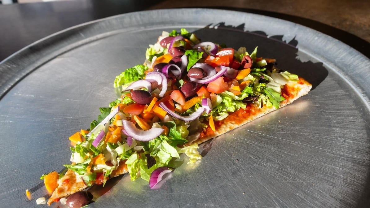 Salad Pizza.